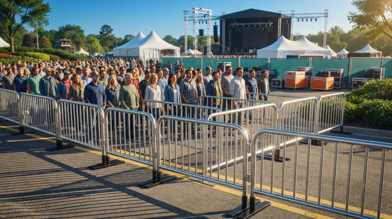 Crowd Control Barrier Rental in Napa, CA