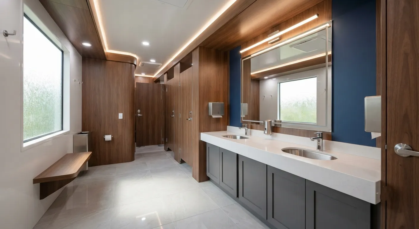 Luxury Restroom Trailer in Napa, CA