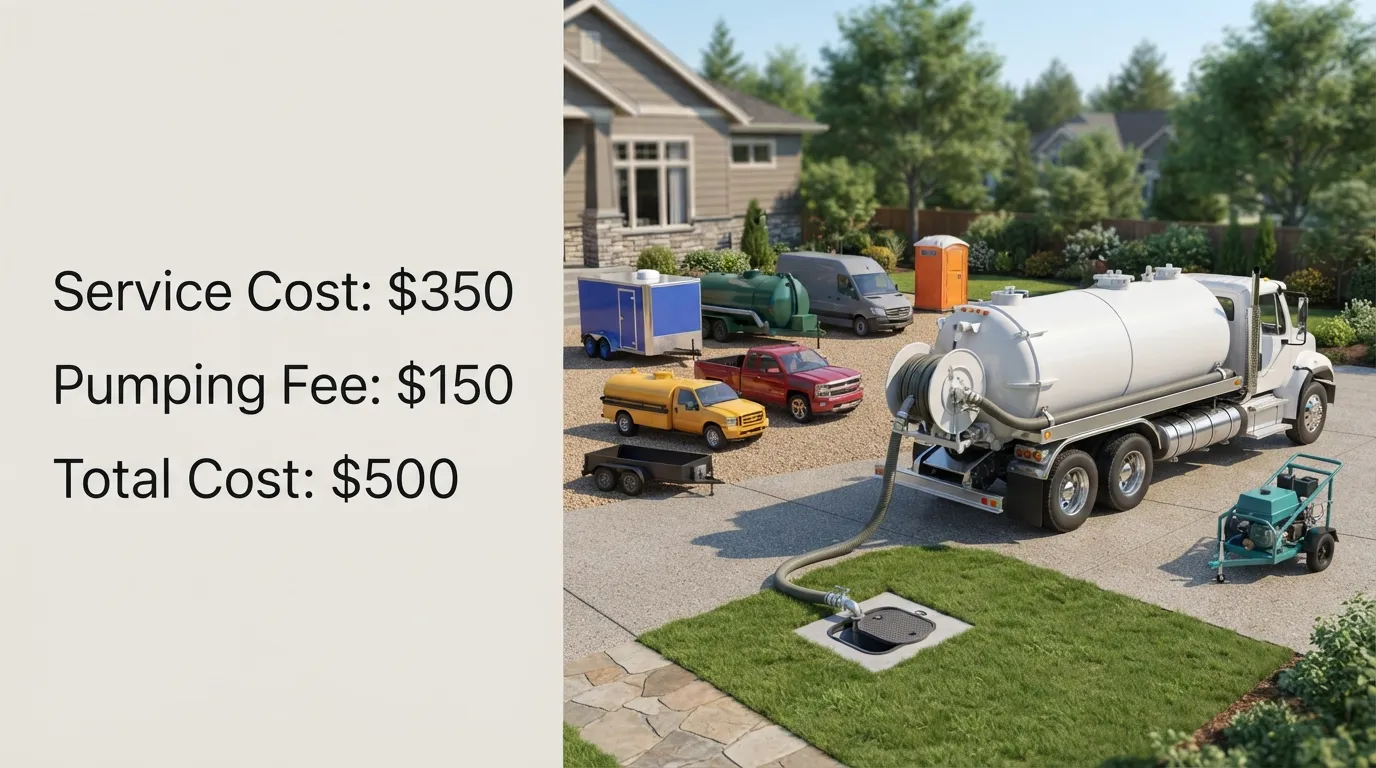 Septic Tank Pumping Cost in Napa, CA