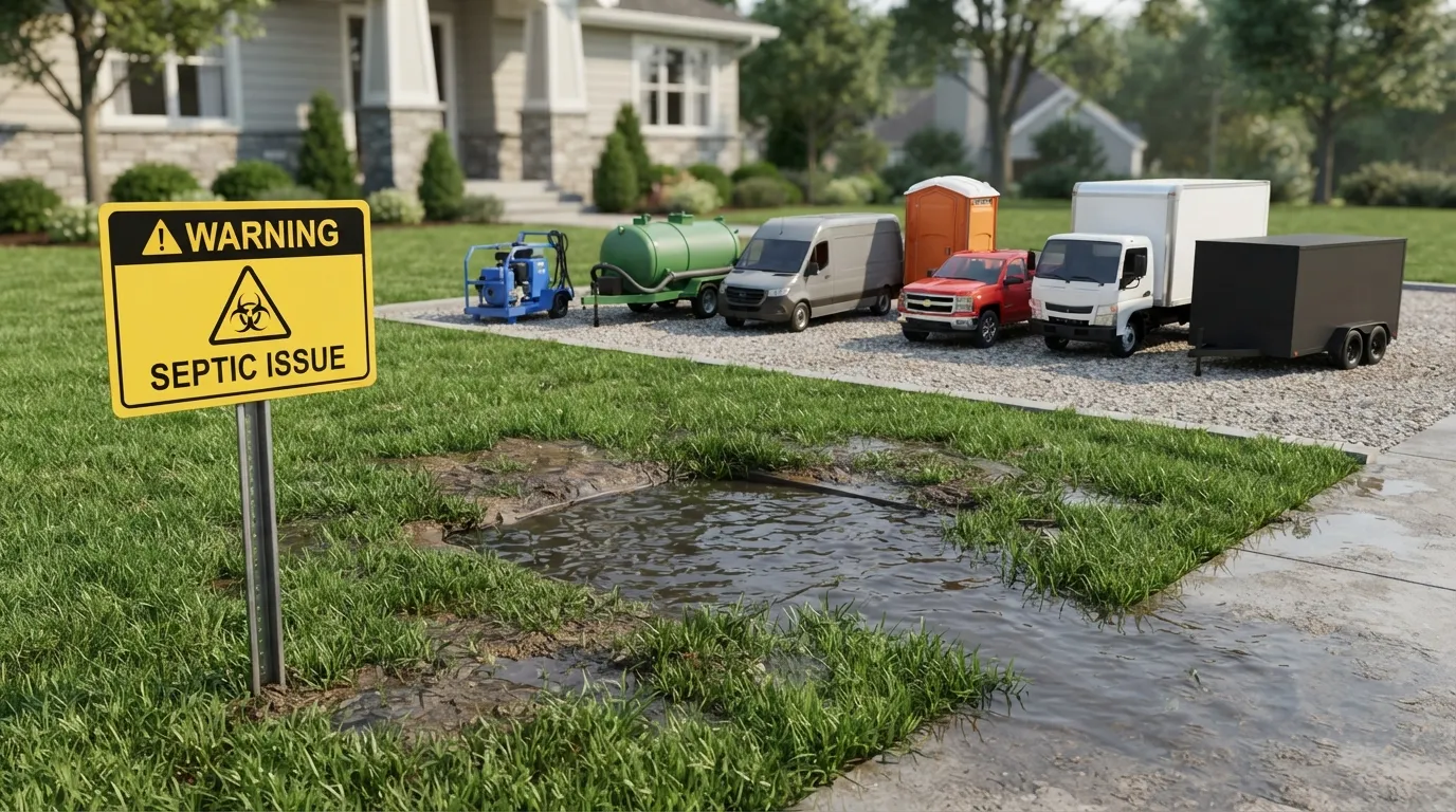 Septic Tank Warning Signs in Napa, CA
